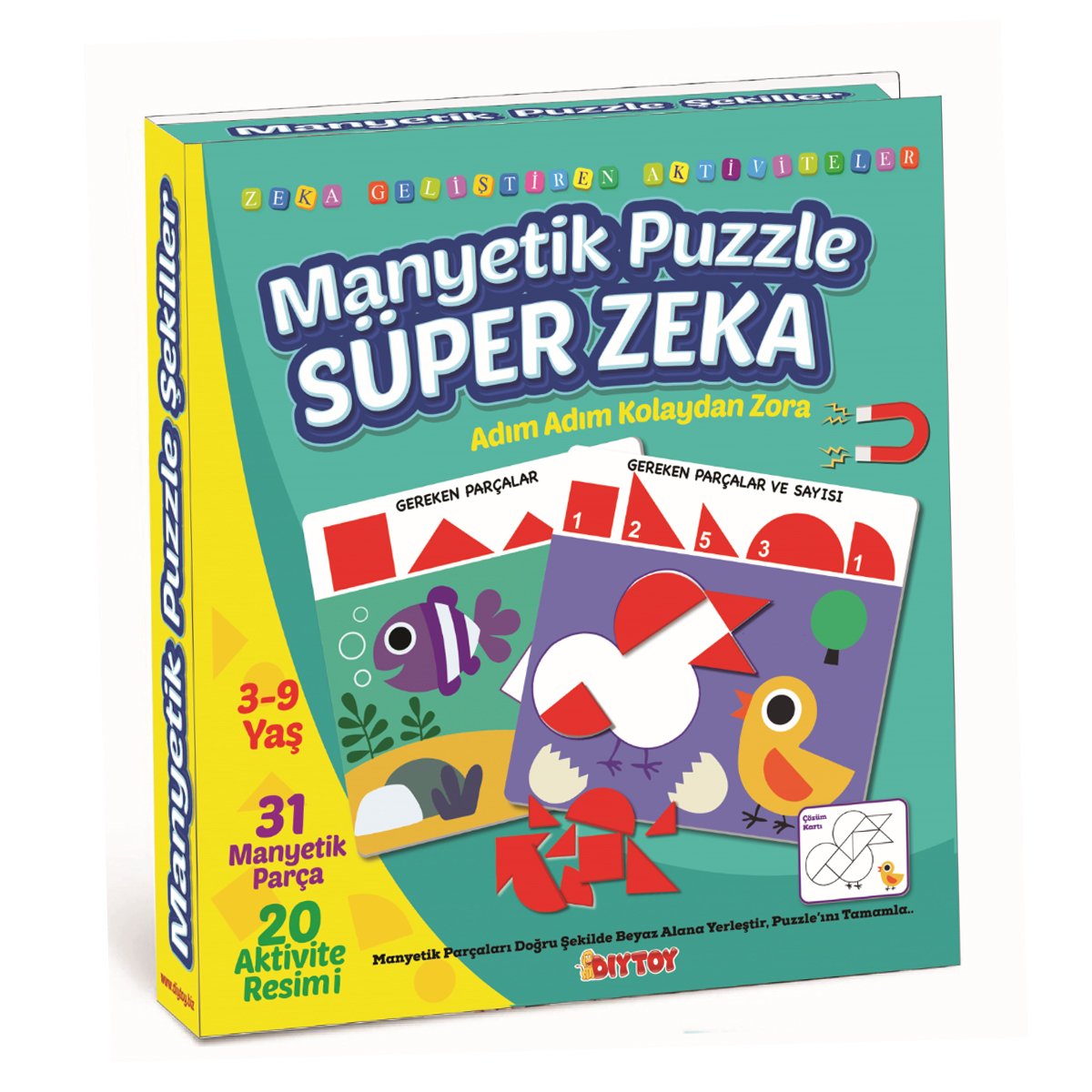 MANYETİK PUZZLE SÜPER ZEKA