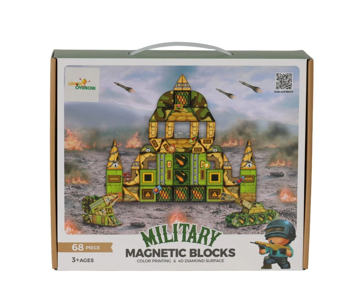 MANYETİK PUZZLE 68 PARÇA