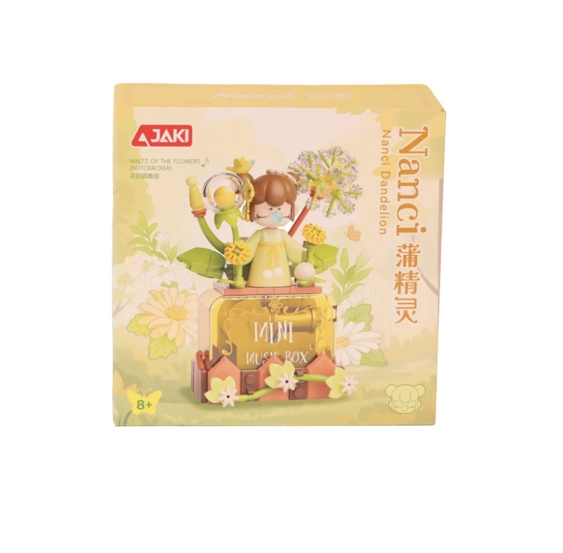 JAKİ KARAHİNDİBA MÜZİK KUTUSU 144 PARÇA BLOCK OYUNCAK