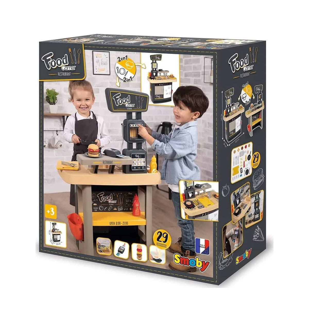 Smoby Food Corner Restoranı Oyun Seti