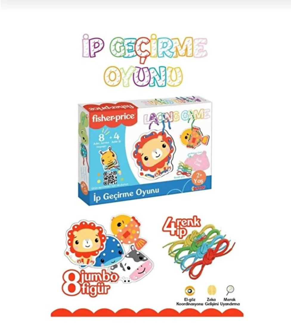FISHER PRICE İP GEÇİRME OYUNUC LACING GAME