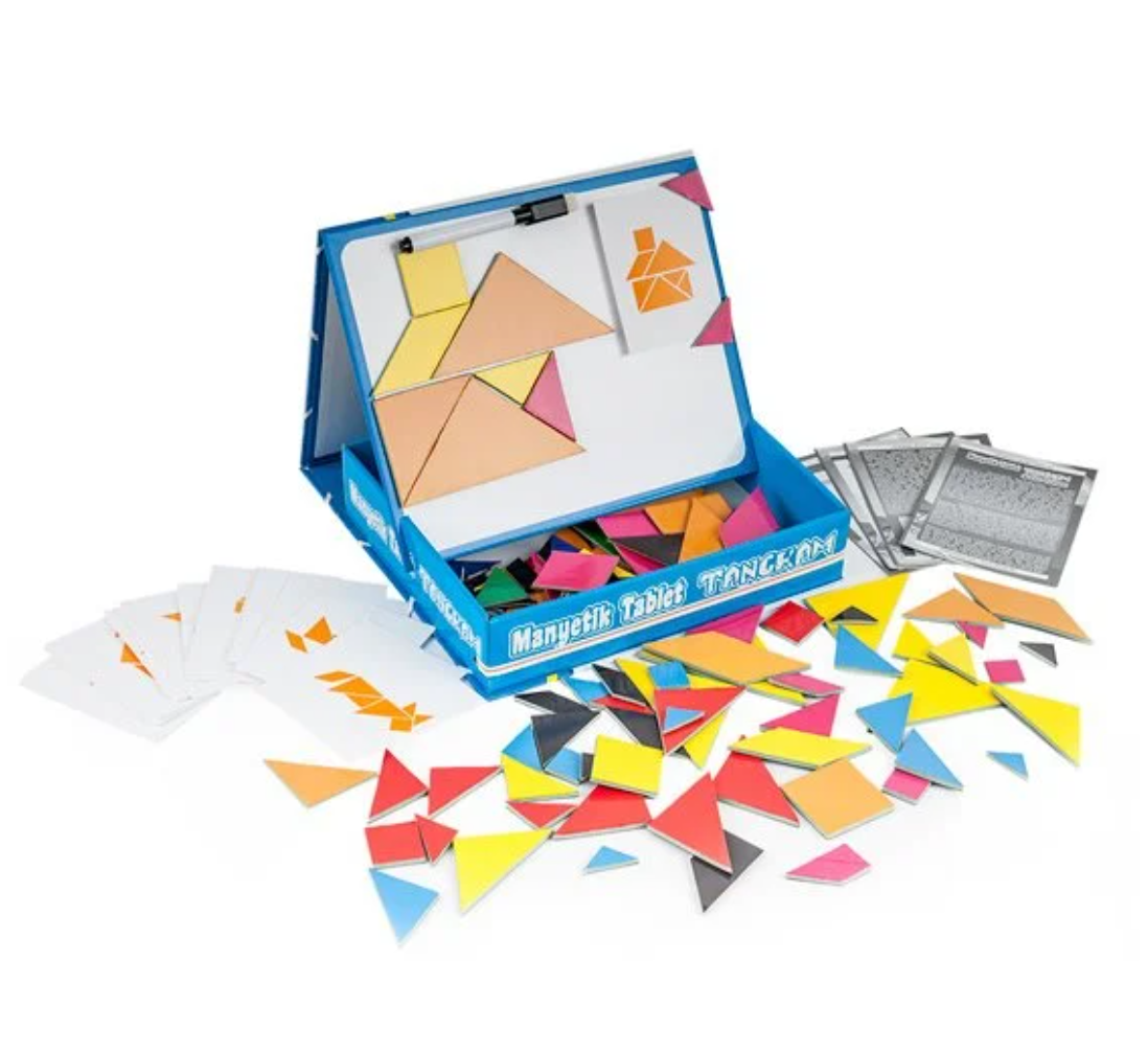MANYETİK TABLET TANGRAM EĞİTİM SETİ