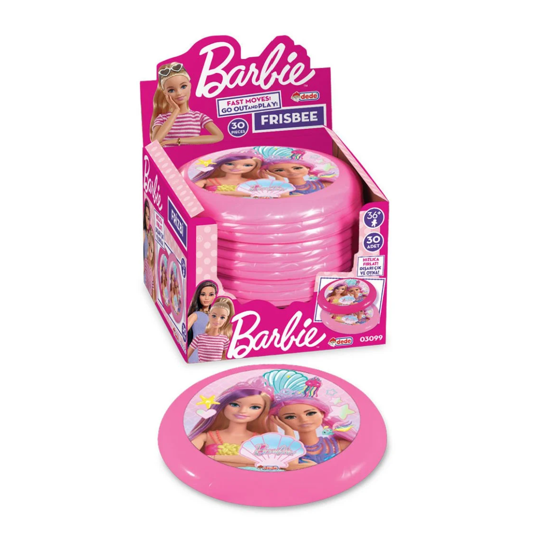 Barvie Frizbi -Fentoys