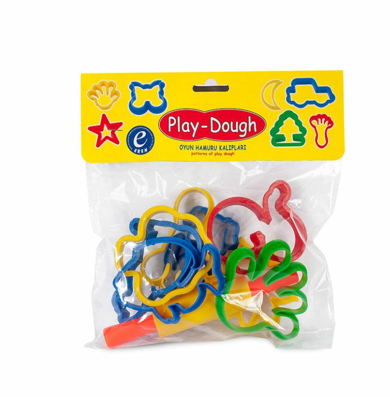 POŞETLİ OYUN HAMURU KALIPLAR BÜYÜK ŞEKİLLER