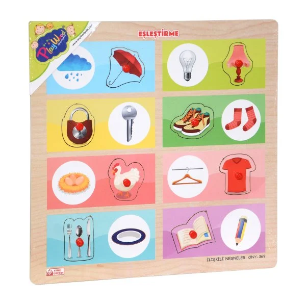 Ahşap Tutmalı Eşleştirme İlişkili Nesneler 