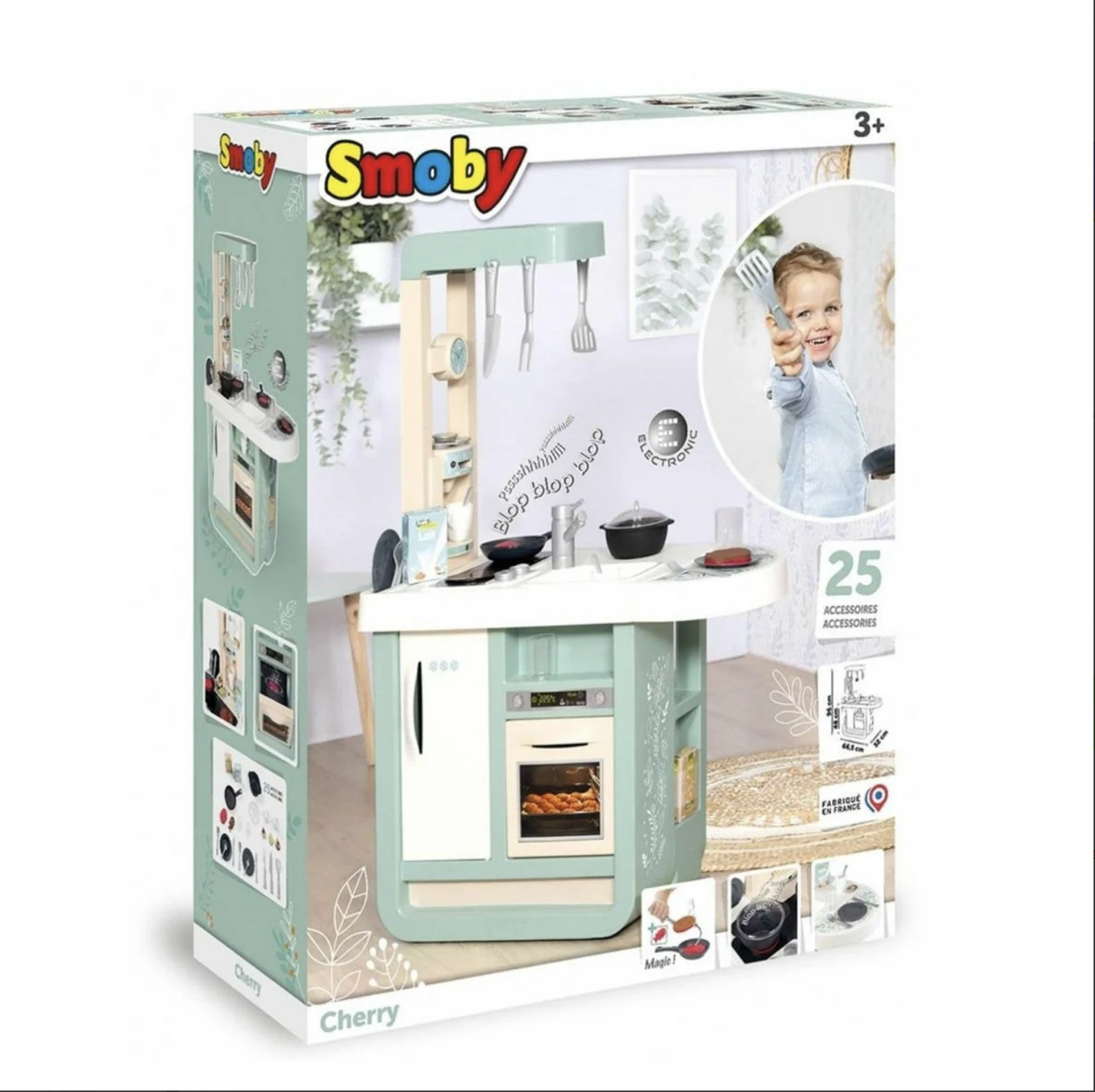 Smoby Cherry Kitchen Mutfak Oyun Seti