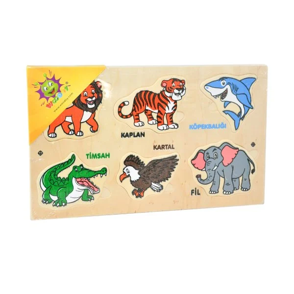 Woodoy Yapboz Vahşi Hayvanlar