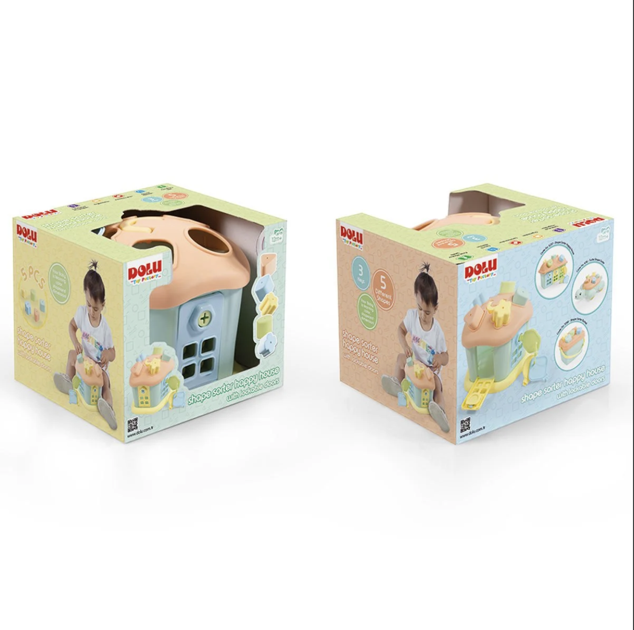 Sevimli Bultak Ev Kilitli Kapı -Dolu Oyuncak