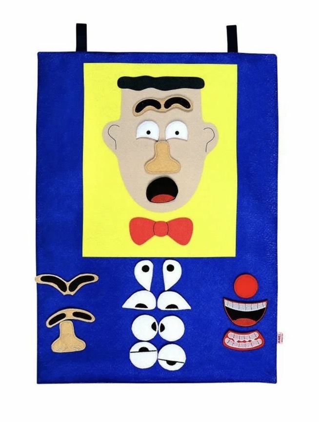 Cırtlı Pano Yüz İfadeleri Erkek