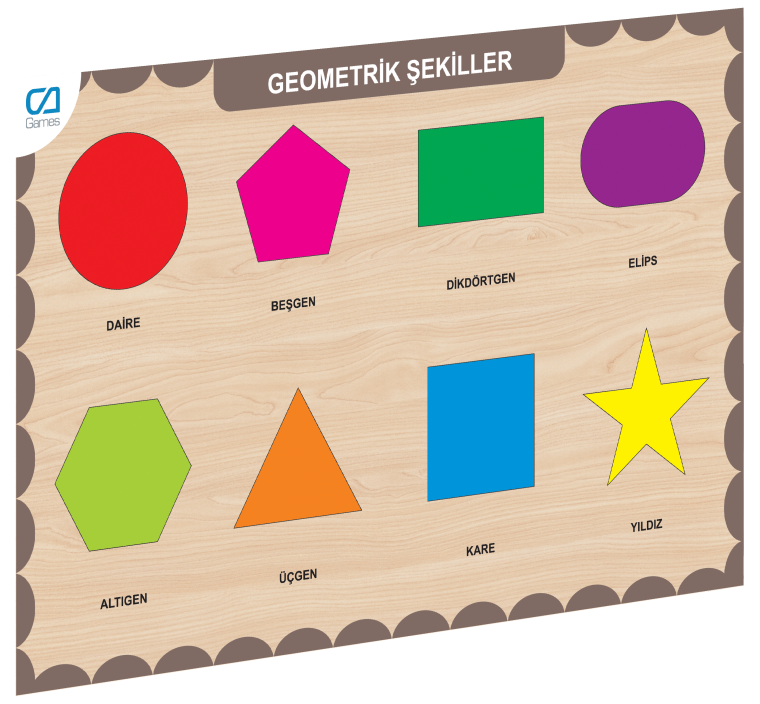 AHŞAP GEOMETRİK ŞEKİLLER BUL-TAK