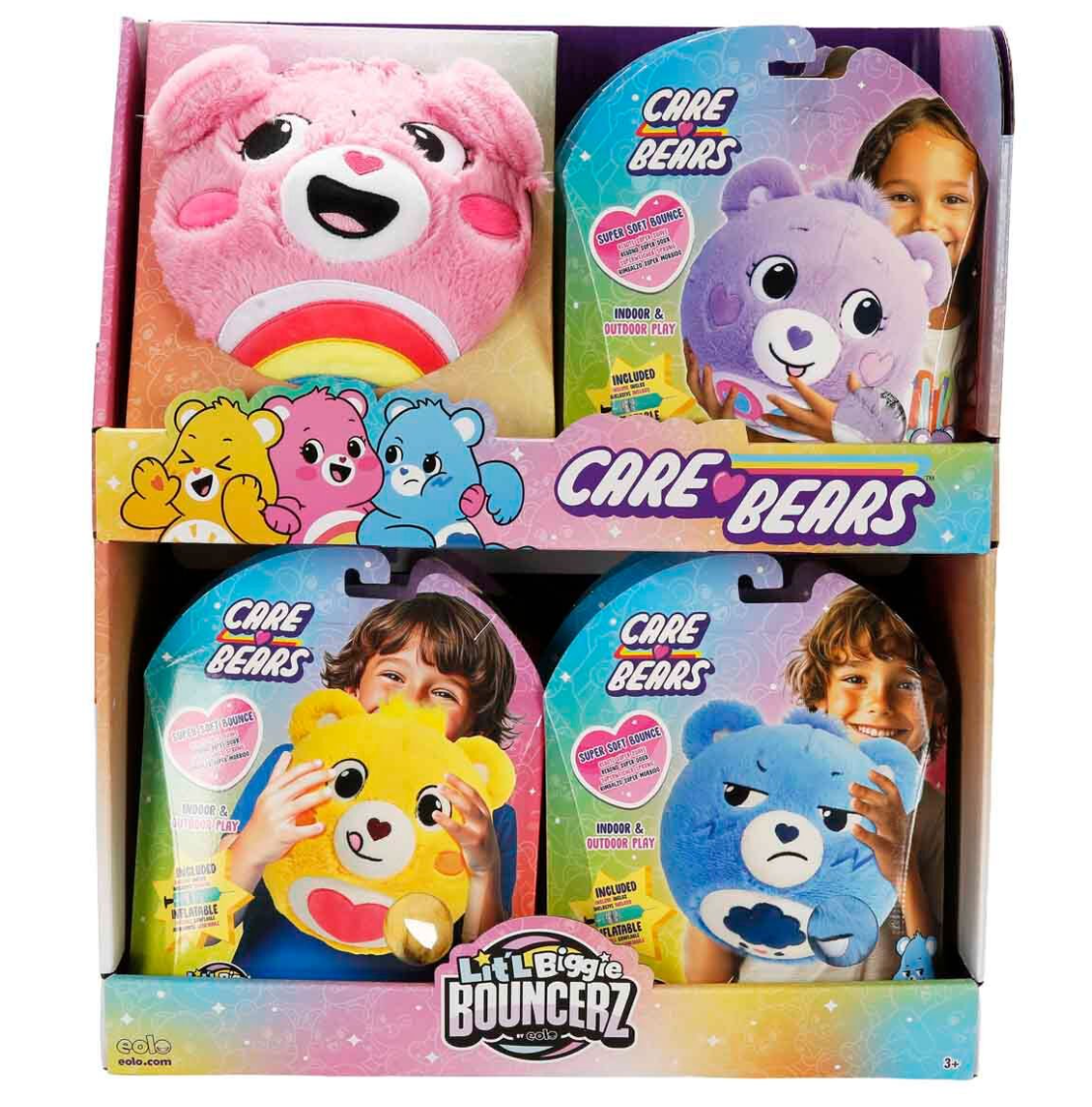 SUN-EOL-PELUŞ LITTLE BIGGIES BOUNCERZ READY TO BOUNCE CARE BEARS