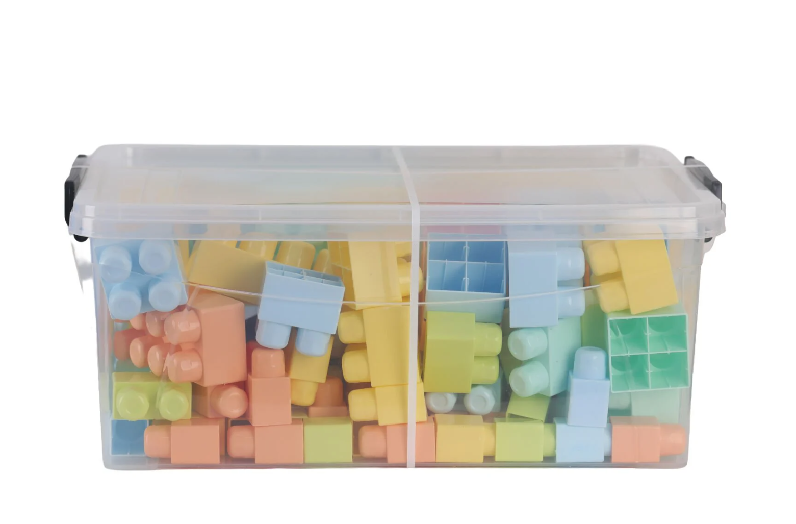 OYUNCAK SANDIKTA BÜYÜK RENKLİ BLOKLAR 125 PARÇA