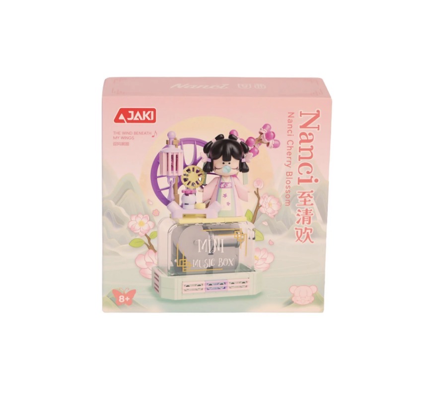 JAKİ KİRAZ ÇİÇEĞİ MÜZİK KUTUSU 127 PARÇA BLOCK OYUNCAK