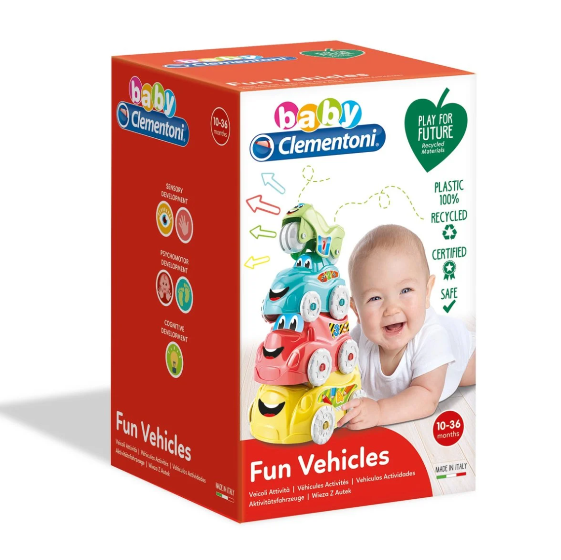 Baby Clementoni - Renkli Araçlar 