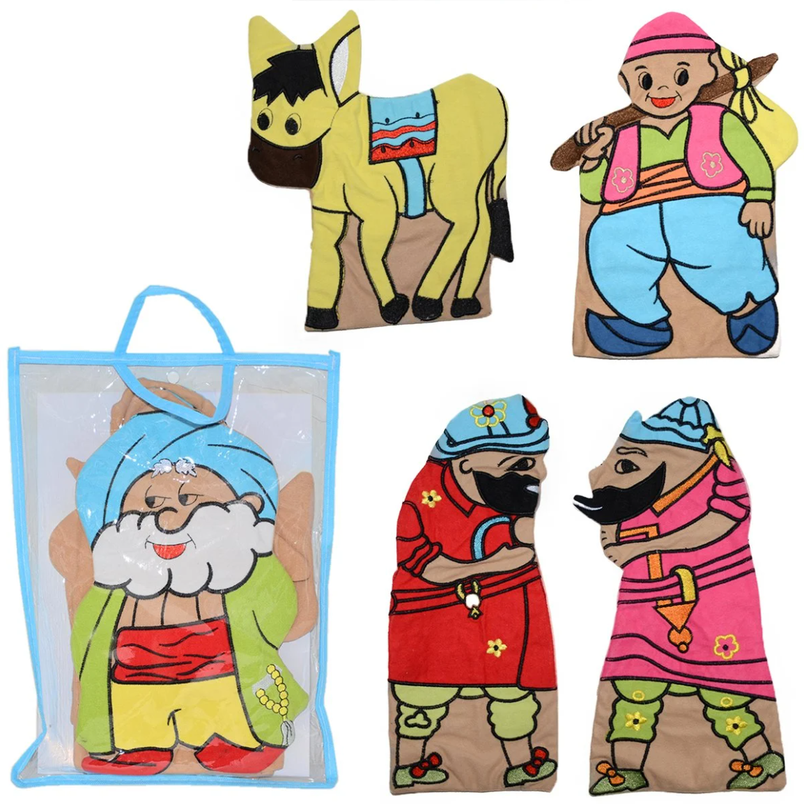 MİLLİ KAHRAMANLAR KUKLA SETİ 5Lİ