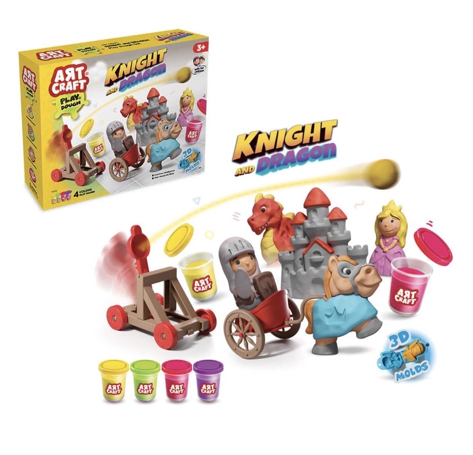 Şövalye ve Ejderha Oyun Hamuru Seti 280 gr